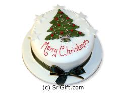 Corporate Christmas Tree Cake. Weight: 2 Kg.